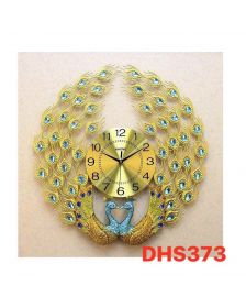 Đồng hồ trang trí chim công  DHS373