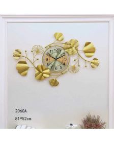 Đồng hồ trang trí lá decor DHS506