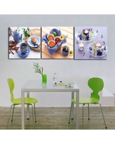 Tranh nhà bếp, tranh phòng ăn, tranh ghép bộ 3 bức nghệ thuật DH2025A 